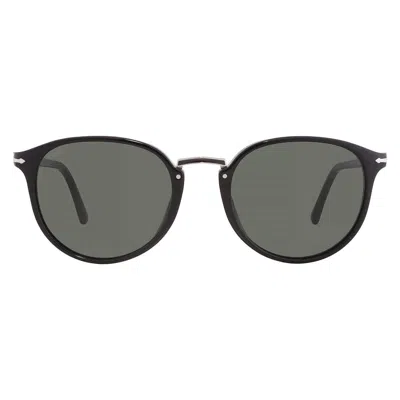 PERSOL GREEN OVAL MEN'S SUNGLASSES PO3210S 95/31 54