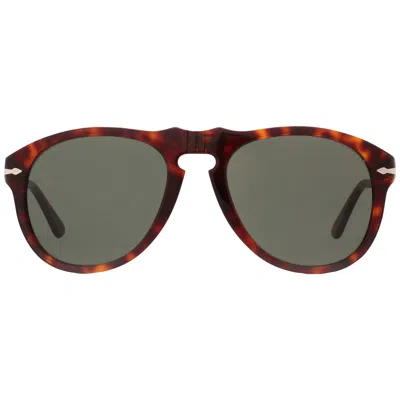 PERSOL GREEN PILOT MEN'S SUNGLASSES PO0649 24/31 54