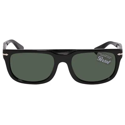Persol Green Rectangular Men's Sunglasses Po3271s 95/31 55