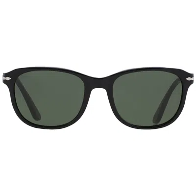 Persol Green Rectangular Unisex Sunglasses Po1935s 95/31 53 In Black