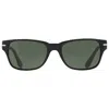Persol Green Rectangular Unisex Sunglasses Po3288s 95/31 55