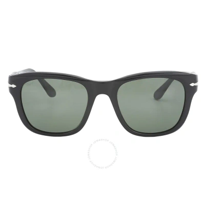 Persol Green Square Unisex Sunglasses Po3313s 95/31 52