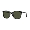 Persol Green Square Unisex Sunglasses Po3316s 95/31 52