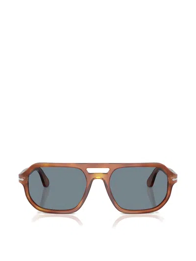 Persol 귀도 톨토이즈셸 이펙트 선글라스 In Brown