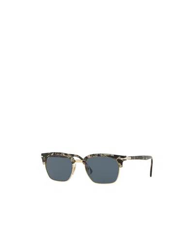 Persol Half Frame Sunglasses In Blue