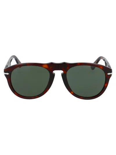 Persol Havana Acetate Sunglasses In Brown