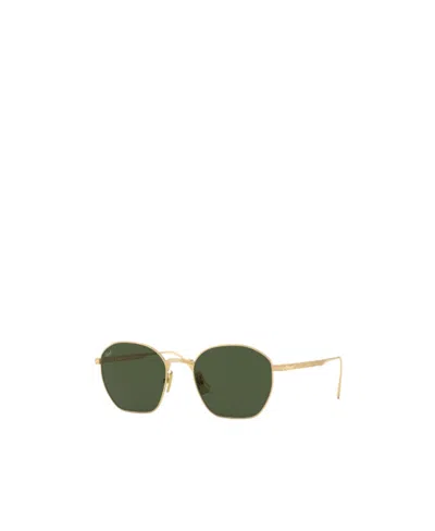 Persol Hexagonal Frame Sunglasses In Green