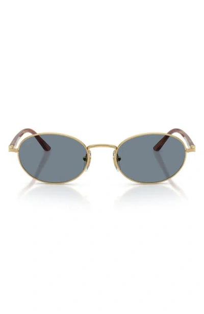 Persol Ida 55mm Oval Sunglasses In Brown