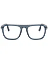 Persol Jacques Brille Mit Oversized-gestell In Blau