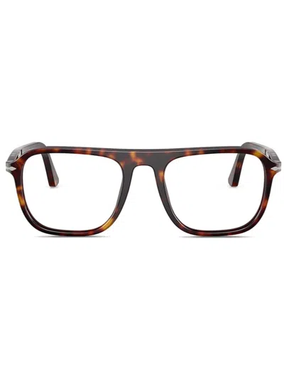 Persol Jacques Oversize-frame Glasses In Brown
