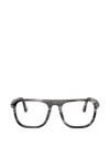 Persol Jacques Stripe-pattern Glasses In Gray