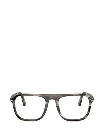 PERSOL JACQUES STRIPE-PATTERN GLASSES