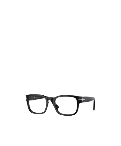 Persol Logo Flat Mirror In Black
