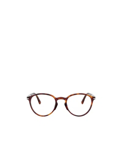 Persol Logo Flat Mirror In Brown