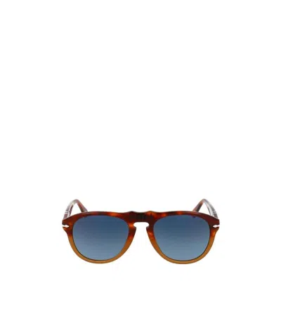 Persol Logo Sunglasses In Blue