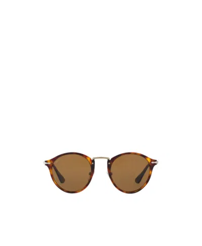 Persol Logo Sunglasses In Brown