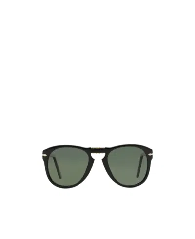 Persol Steve Mcqueen Pilot Frame Sunglasses In Green