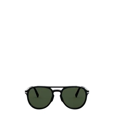 Persol Logo Sunglasses In Green