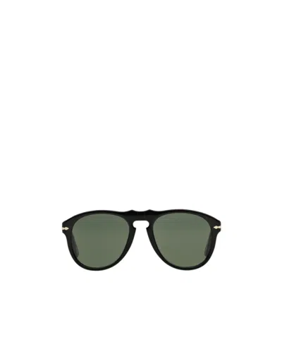 Persol Steve Mcqueen Pilot Frame Sunglasses In Green
