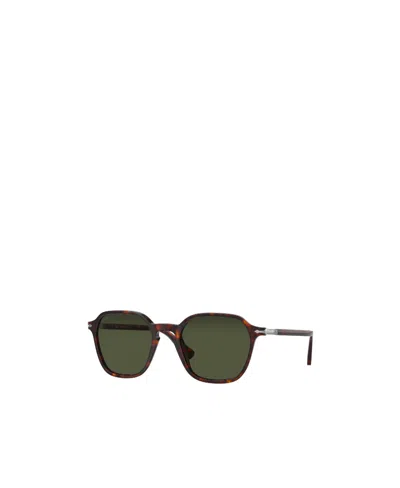 Persol Logo Sunglasses In Green