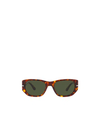 Persol Logo Sunglasses In Green