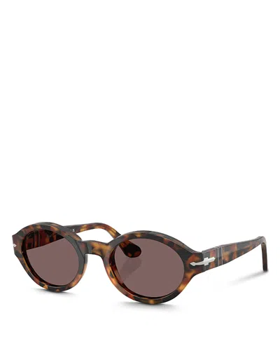 PERSOL LORIS OVAL SUNGLASSES, 53MM
