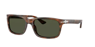 Persol 53mm Rectangular Sunglasses In Havana