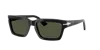 Persol 58mm Rectangular Sunglasses In Black