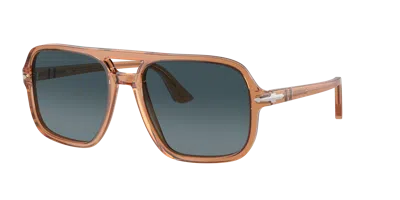 Persol Man Sunglasses Po3328s In Light Blue Gradient Dark Blue Polar