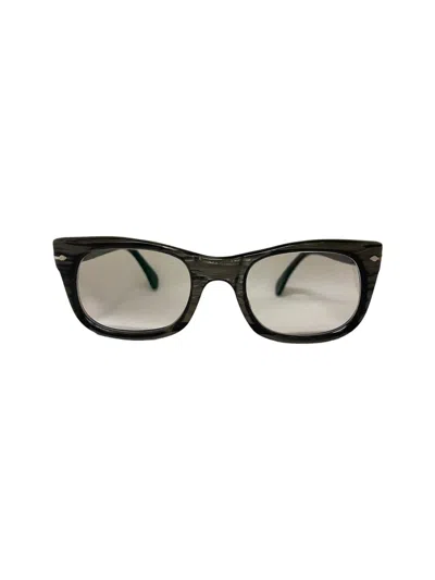 Persol Meflecto - Havana Grey Sunglasses In Black