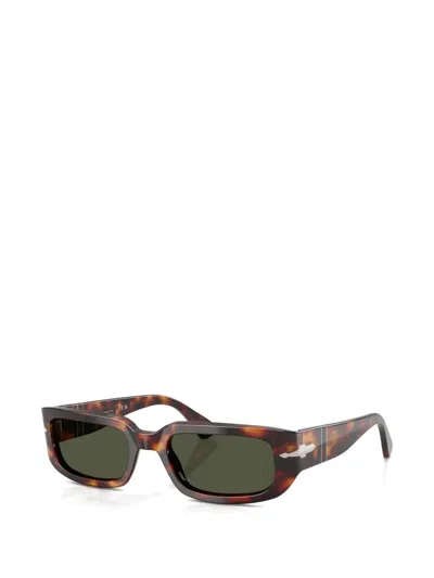 Persol Rectangle-frame Sunglasses In Brown