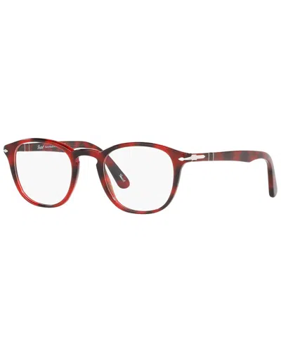 Persol Men's 47mm Optical Frames In Burgundy