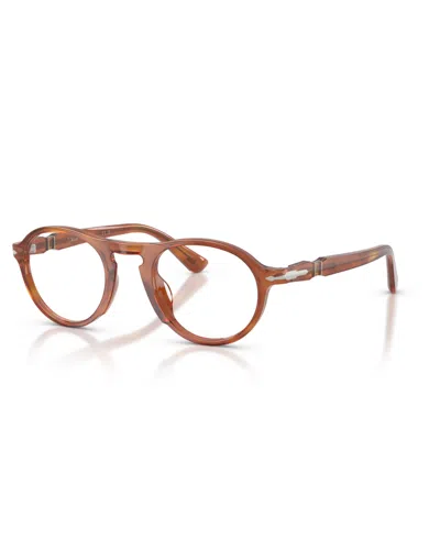 Persol Men's Alba Eyeglasses, Po3410v In Terra Di Siena
