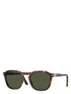 Persol 55mm Polarized Square Sunglasses In Havana