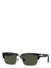 Persol Men's Adrien Acetate Rectangle Sunglasses In Black