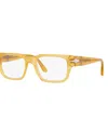 Persol Men's Square Eyeglasses, Po3315v In Yellow