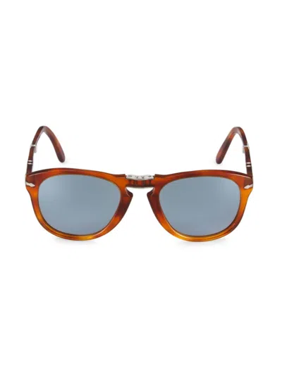 Persol Mens Brown Po0714sm Steve Mcqueen Pilot-shape Crystal-glass And Acetate Sunglasses In Lite Brown