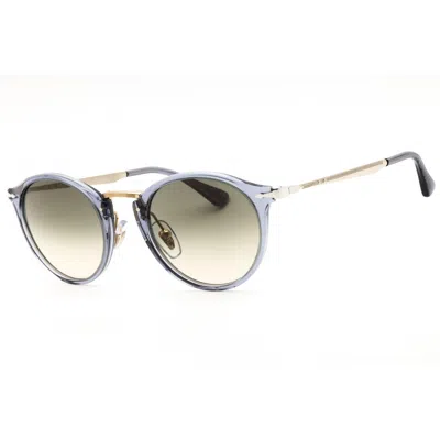 Persol Metal Round Mini Sunglasses For Men In Gray