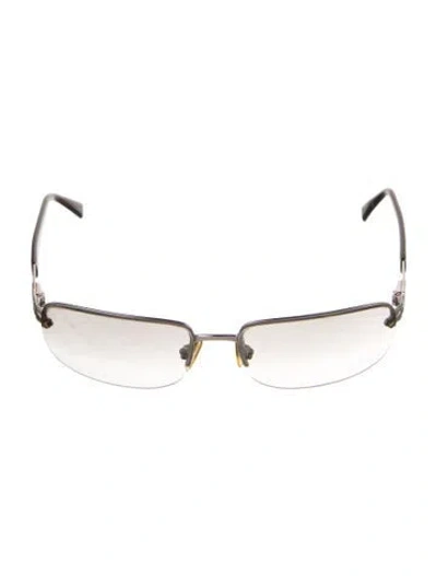 Pre-owned Persol Narrow Gradient Sunglasses In Clear