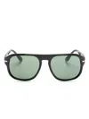 Persol Navigator-frame Sunglasses In Black