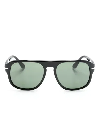 Persol Navigator-frame Sunglasses In Black