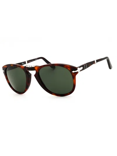 Persol Oval Acetate Sunglasses For Women In Brown