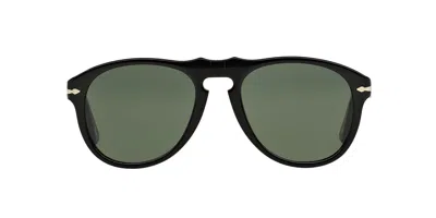 Persol Steve Mcqueen Pilot Frame Sunglasses In Green