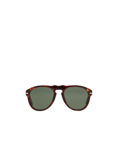 PERSOL PERSOL OVAL FRAME SUNGLASSES