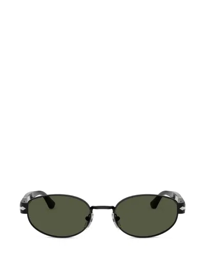 Persol Oval-frame Sunglasses In Black