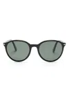 Persol Pantos-frame Sunglasses In Black