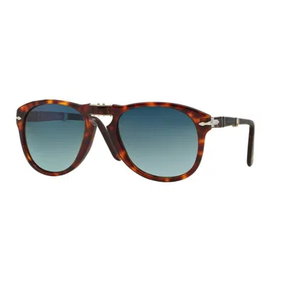 Persol Men's  Folding Po0714 24/s3 Sunglasses In Havana