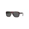Persol Tortoishell-effect Round-frame Sunglasses In Brown
