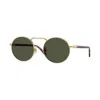 Persol Round-frame Sunglasses In Green