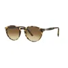 Persol Tortoiseshell-effect Round-frame Sunglasses In Brown